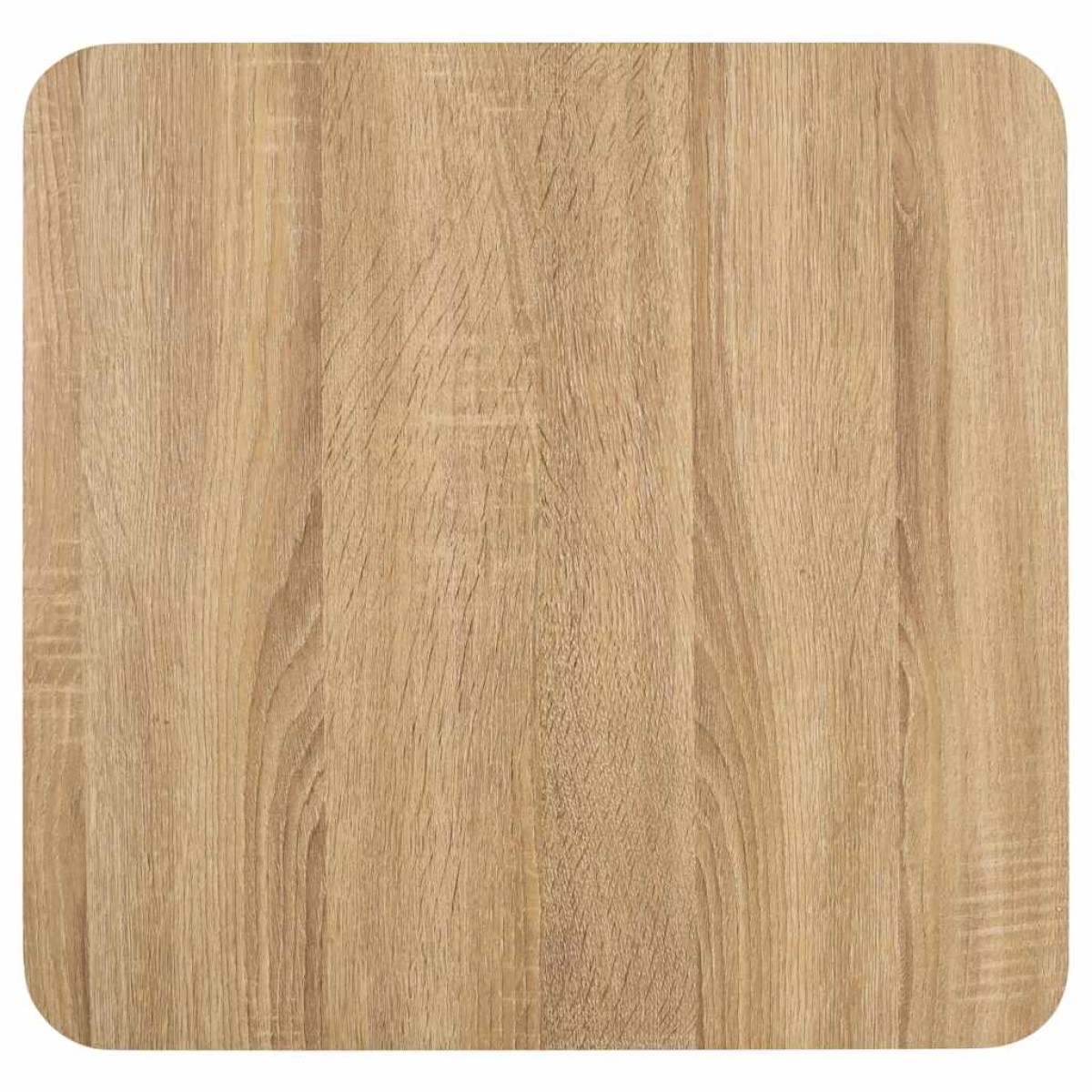 vidaXL Τραπέζι Bistro Ανοιχτό Καφέ 50 x 50 εκ. από MDF
