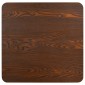 vidaXL Τραπέζι Bistro Σκούρο Καφέ 60 x 60 εκ. από MDF
