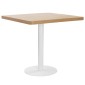 vidaXL Τραπέζι Bistro Ανοιχτό Καφέ 80 x 80 εκ. από MDF