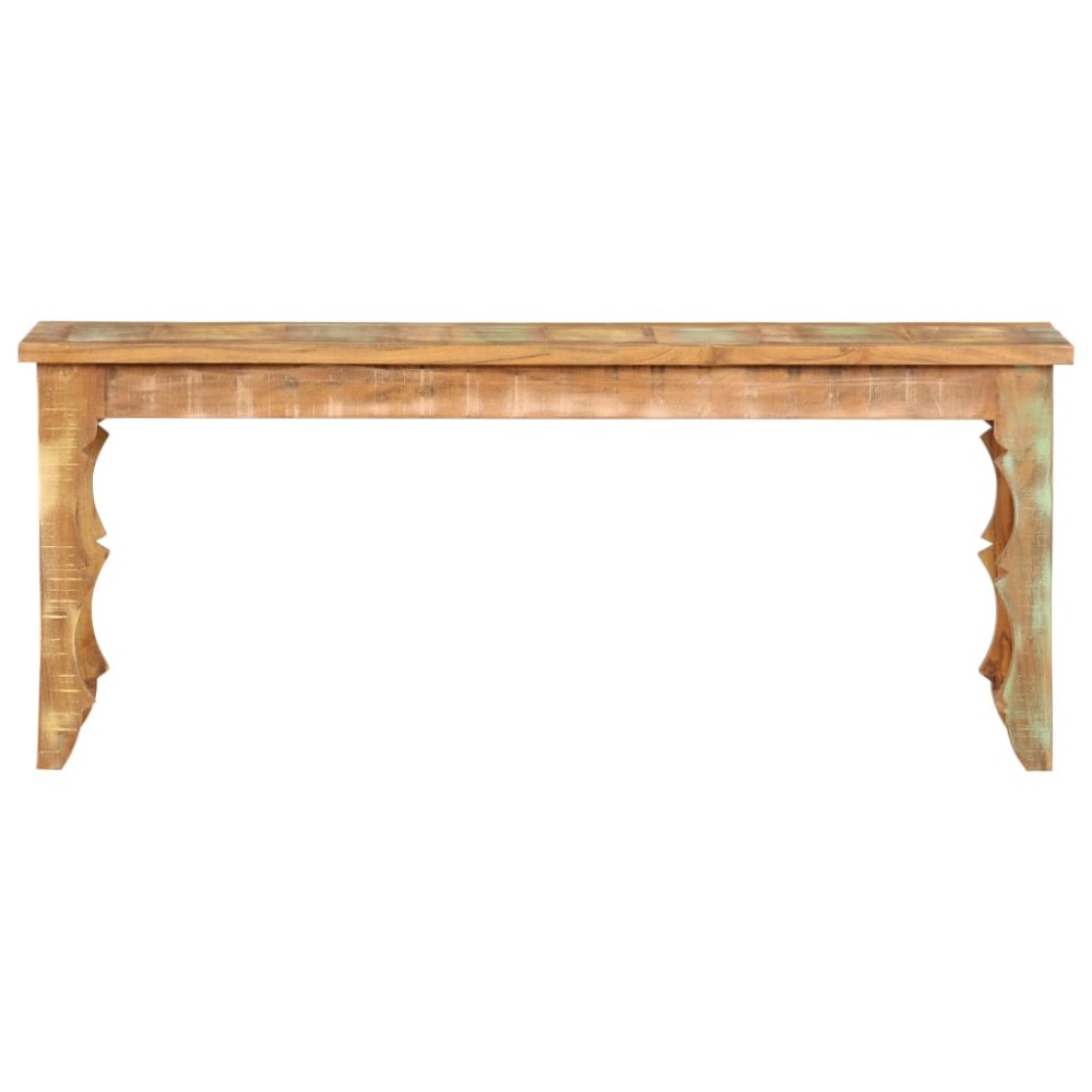 vidaXL Πάγκος 110 x 35 x 45 εκ. από Μασίφ Ανακυκλωμένο Ξύλο