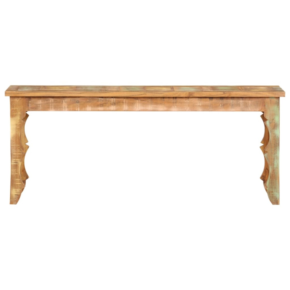 vidaXL Πάγκος 110 x 35 x 45 εκ. από Μασίφ Ανακυκλωμένο Ξύλο