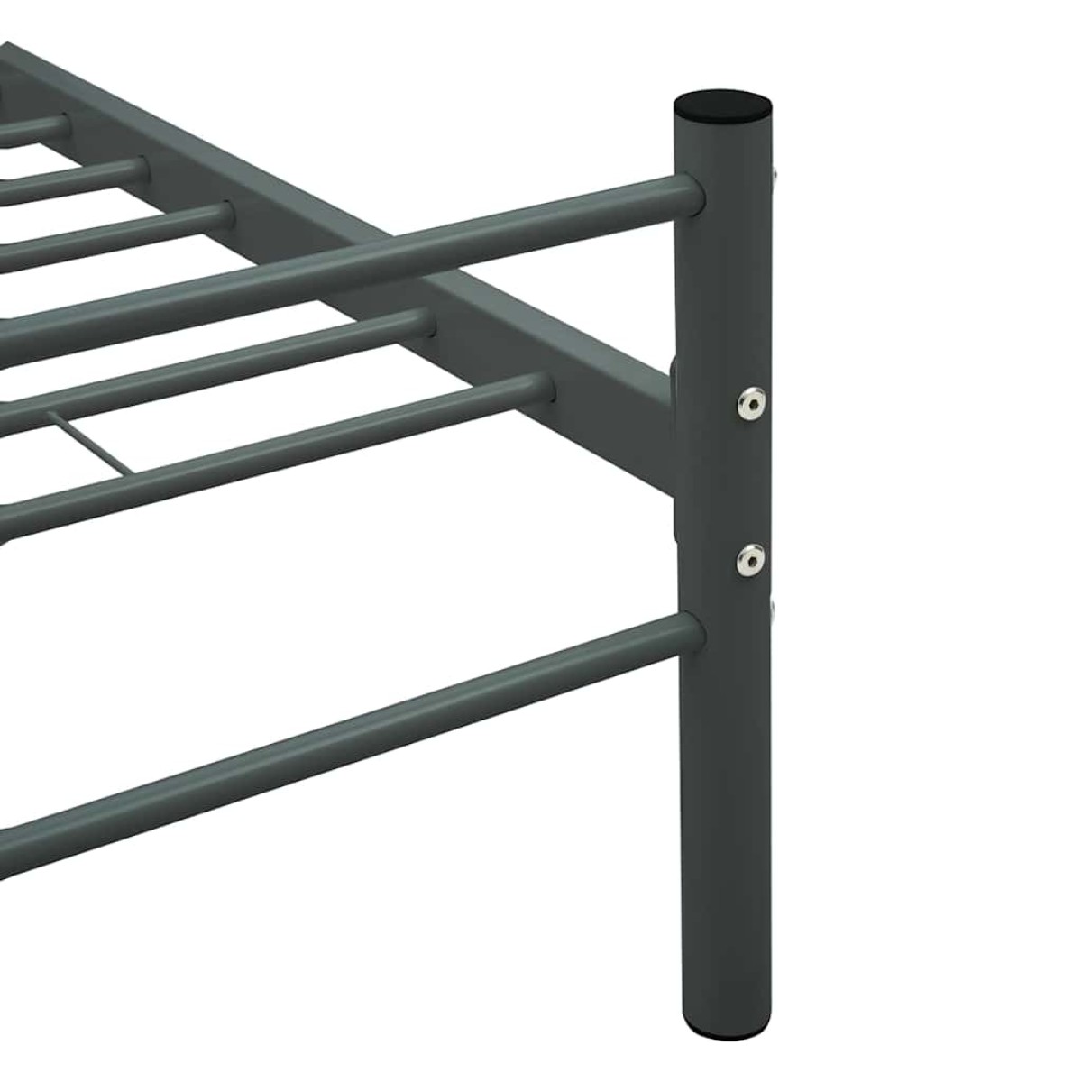 vidaXL Πλαίσιο Κρεβατιού Γκρι 160 x 200 εκ. Μεταλλικό