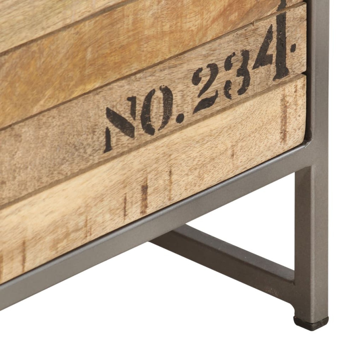 vidaXL Συρταριέρα 45 x 30 x 105 εκ. από Μασίφ Ξύλο Μάνγκο