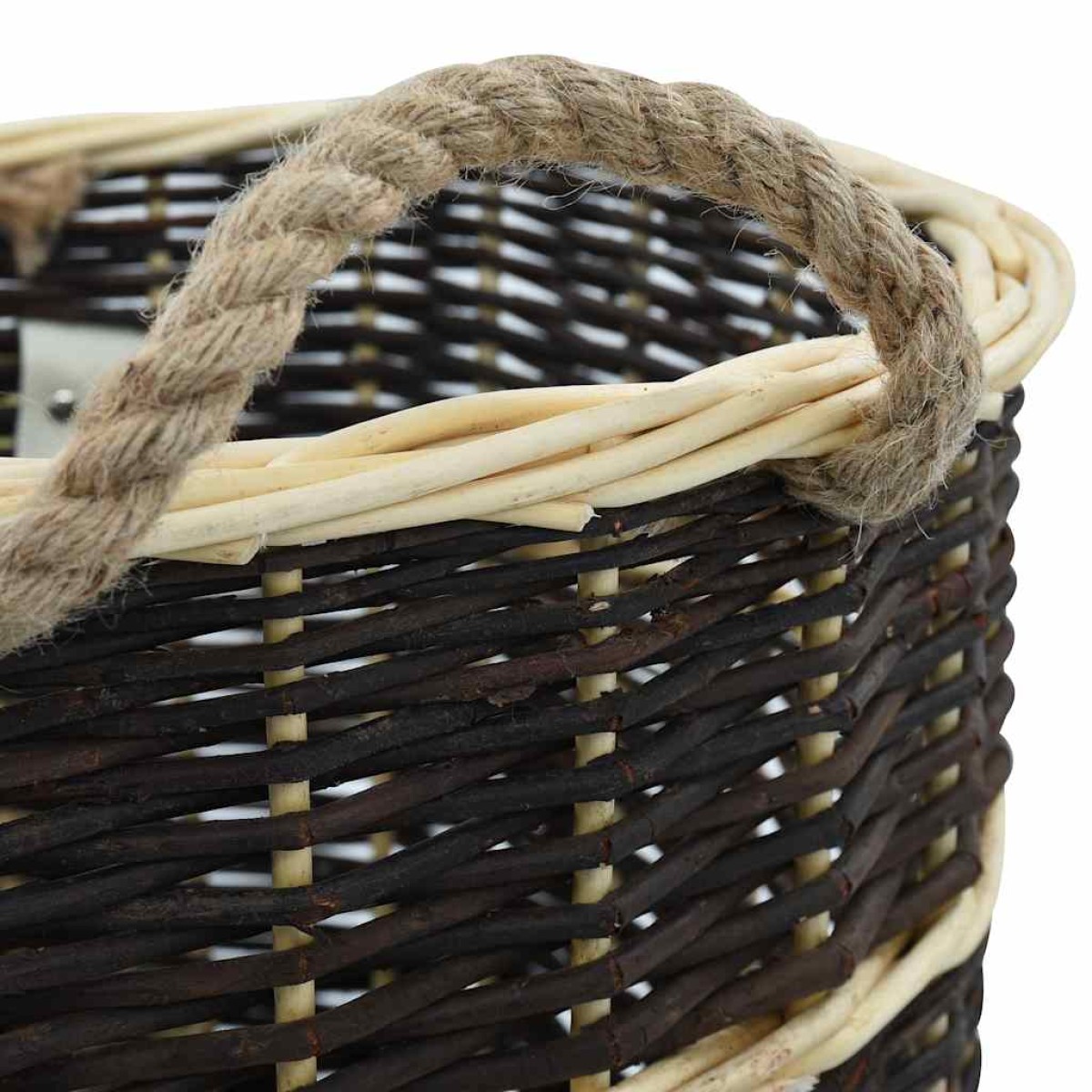 vidaXL Καλάθι Πλάτης για Μεταφορά Ξύλων 50x44x58 εκ. από Φυσική Ιτιά