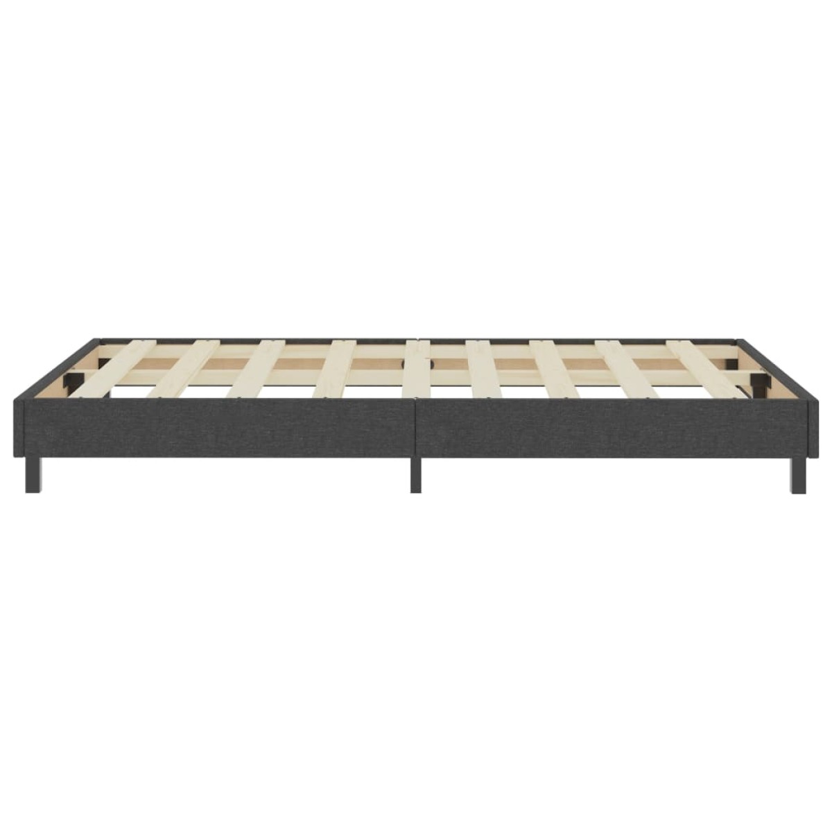 vidaXL Πλαίσιο Κρεβατιού Boxspring Γκρι 120 x 200 εκ. Υφασμάτινο