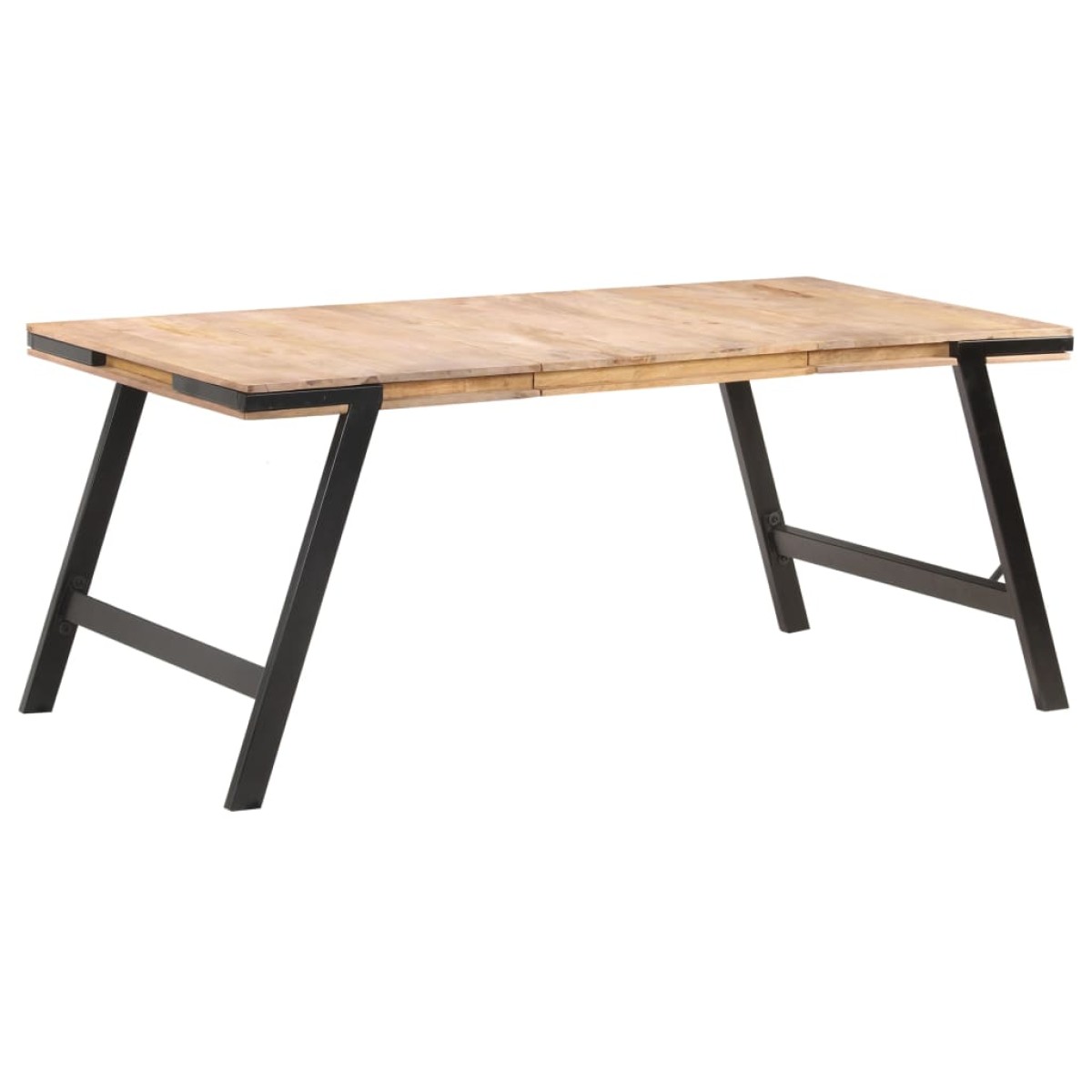 vidaXL Τραπεζαρία 180 x 90 x 76 εκ. από Μασίφ Ξύλο Μάνγκο