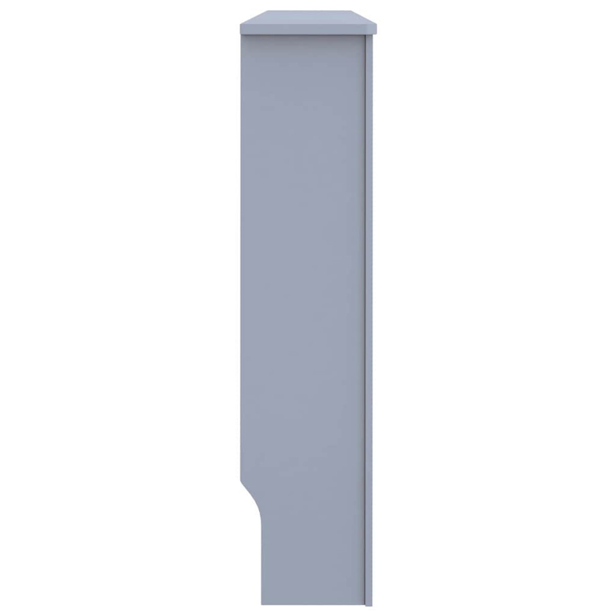 vidaXL Κάλυμμα Καλοριφέρ Ανθρακί 152 x 19 x 81 εκ. από MDF