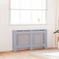 vidaXL Κάλυμμα Καλοριφέρ Ανθρακί 152 x 19 x 81 εκ. από MDF