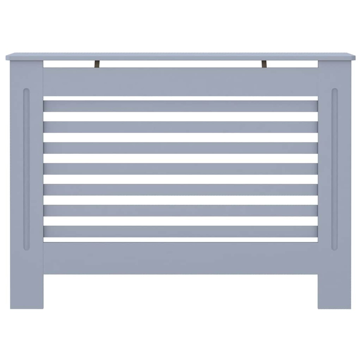 vidaXL Κάλυμμα Καλοριφέρ Ανθρακί 112 x 19 x 81 εκ. από MDF