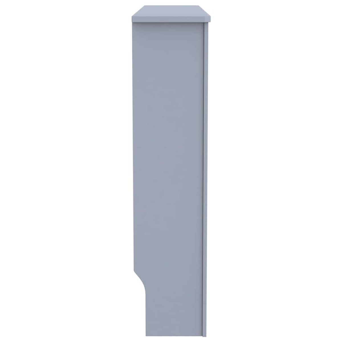 vidaXL Κάλυμμα Καλοριφέρ Ανθρακί 112 x 19 x 81 εκ. από MDF