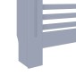 vidaXL Κάλυμμα Καλοριφέρ Ανθρακί 112 x 19 x 81 εκ. από MDF