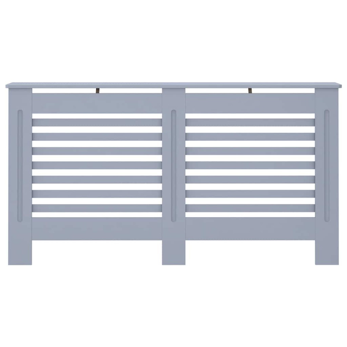 vidaXL Κάλυμμα Καλοριφέρ Ανθρακί 152 x 19 x 81 εκ. από MDF