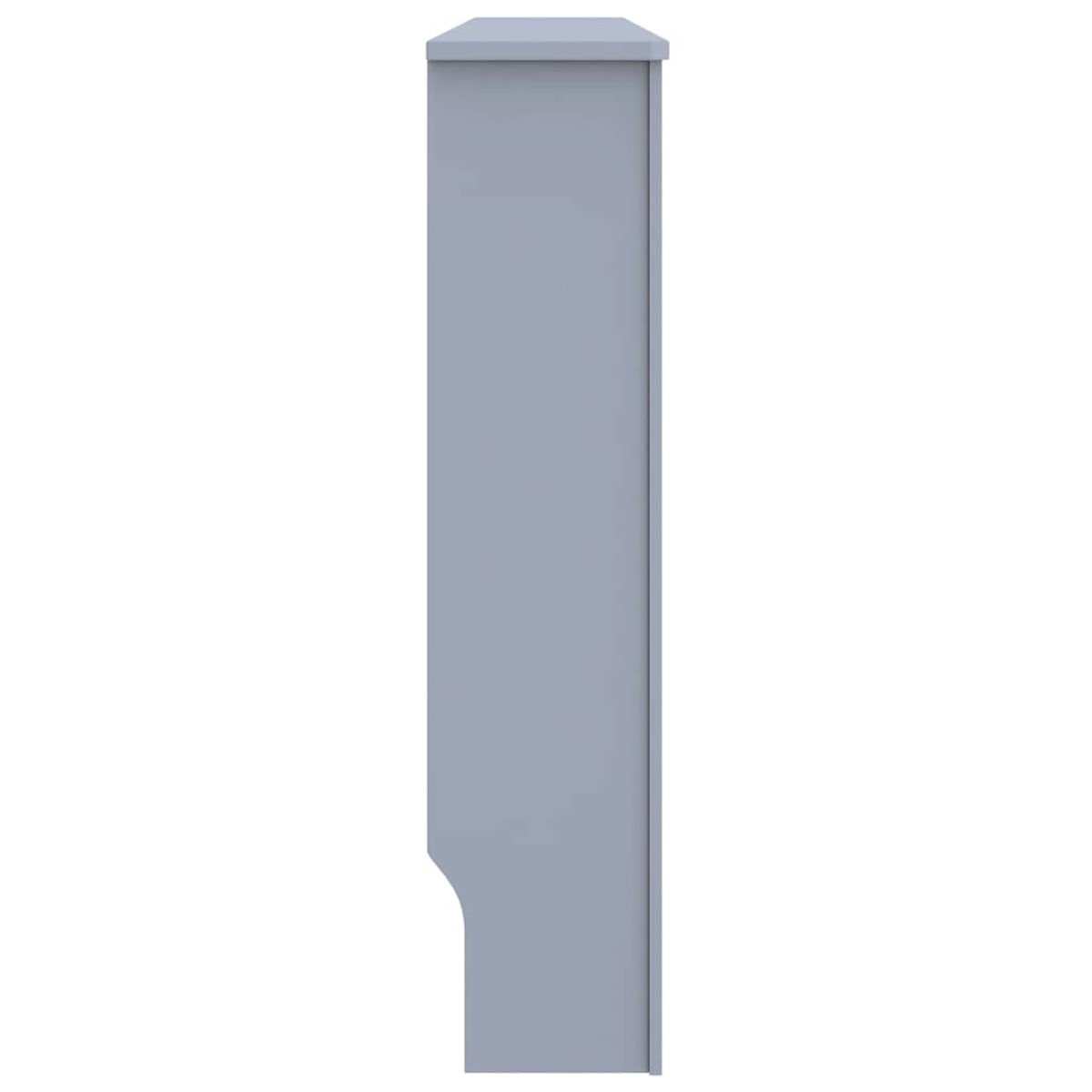 vidaXL Κάλυμμα Καλοριφέρ Ανθρακί 152 x 19 x 81 εκ. από MDF