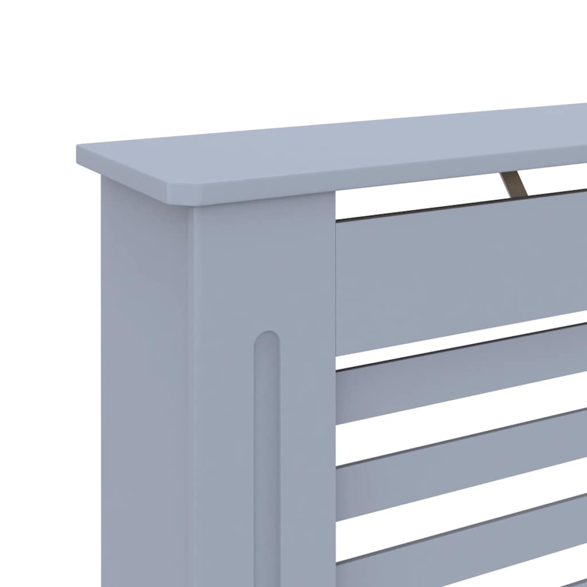 vidaXL Κάλυμμα Καλοριφέρ Ανθρακί 152 x 19 x 81 εκ. από MDF