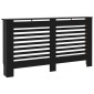 vidaXL Κάλυμμα Καλοριφέρ Μαύρο 152 x 19 x 81 εκ. από MDF