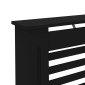 vidaXL Κάλυμμα Καλοριφέρ Μαύρο 152 x 19 x 81 εκ. από MDF
