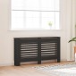 vidaXL Κάλυμμα Καλοριφέρ Μαύρο 152 x 19 x 81 εκ. από MDF
