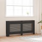 vidaXL Κάλυμμα Καλοριφέρ Μαύρο 172 x 19 x 81 εκ. από MDF