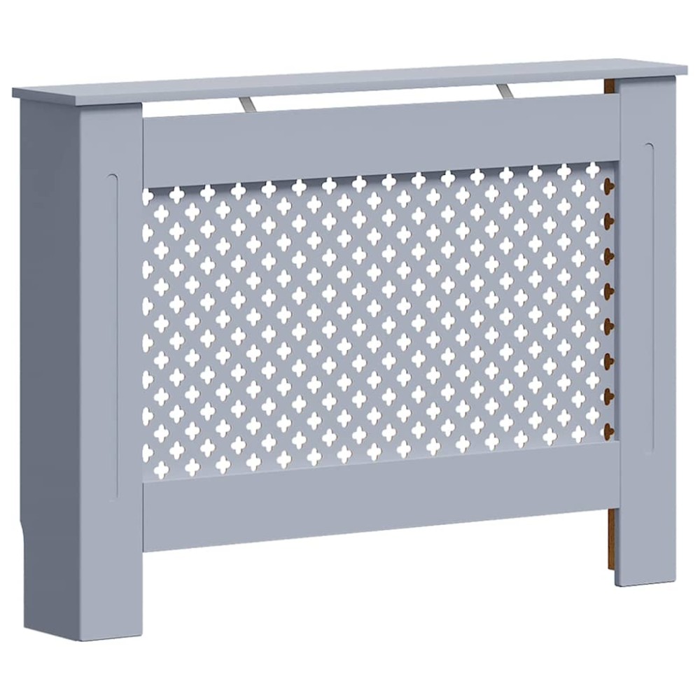 vidaXL Κάλυμμα Καλοριφέρ Ανθρακί 112 x 19 x 81,5 εκ. από MDF