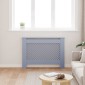 vidaXL Κάλυμμα Καλοριφέρ Ανθρακί 112 x 19 x 81 εκ. από MDF