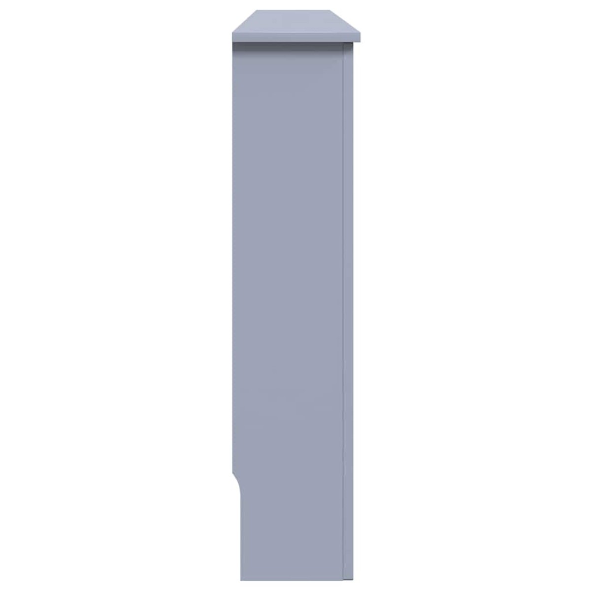 vidaXL Κάλυμμα Καλοριφέρ Ανθρακί 112 x 19 x 81 εκ. από MDF