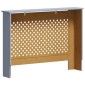 vidaXL Κάλυμμα Καλοριφέρ Ανθρακί 112 x 19 x 81 εκ. από MDF