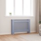 vidaXL Κάλυμμα Καλοριφέρ Ανθρακί 112 x 19 x 81 εκ. από MDF