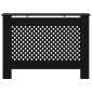 vidaXL Κάλυμμα Καλοριφέρ Μαύρο 112 x 19 x 81 εκ. από MDF