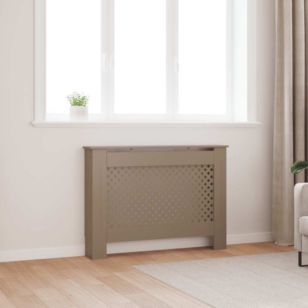 vidaXL Κάλυμμα Καλοριφέρ 112 x 19 x 81,5 εκ. από MDF