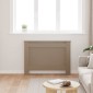 vidaXL Κάλυμμα Καλοριφέρ 112 x 19 x 81 εκ. από MDF