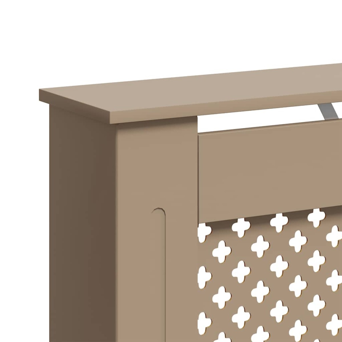 vidaXL Κάλυμμα Καλοριφέρ 112 x 19 x 81 εκ. από MDF