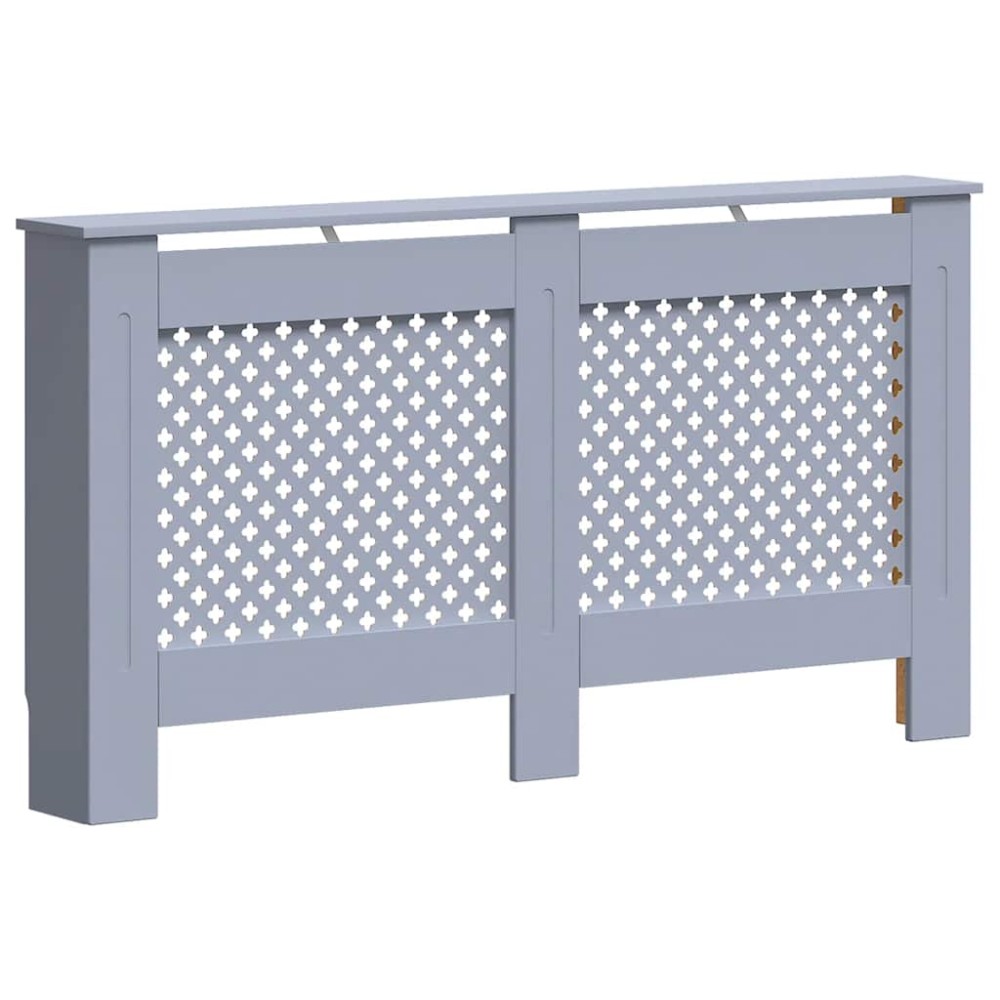vidaXL Κάλυμμα Καλοριφέρ Ανθρακί 152 x 19 x 81,5 εκ. από MDF
