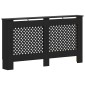 vidaXL Κάλυμμα Καλοριφέρ Μαύρο 152 x 19 x 81 εκ. από MDF