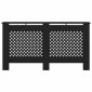 vidaXL Κάλυμμα Καλοριφέρ Μαύρο 152 x 19 x 81 εκ. από MDF