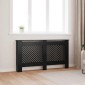 vidaXL Κάλυμμα Καλοριφέρ Μαύρο 152 x 19 x 81 εκ. από MDF