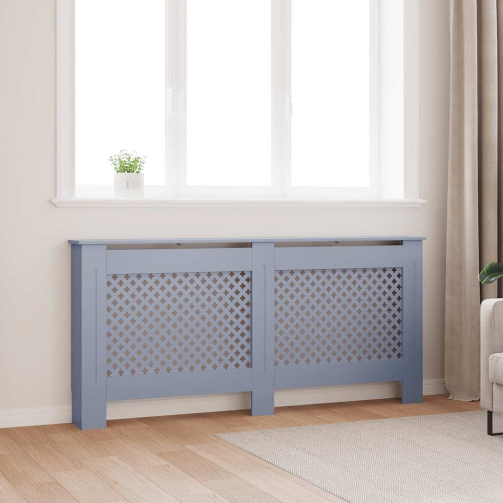 vidaXL Κάλυμμα Καλοριφέρ Ανθρακί 172 x 19 x 81,5 εκ. από MDF