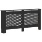 vidaXL Κάλυμμα Καλοριφέρ Μαύρο 172 x 19 x 81 εκ. από MDF