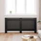 vidaXL Κάλυμμα Καλοριφέρ Μαύρο 172 x 19 x 81 εκ. από MDF