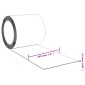 vidaXL Λωριδοκουρτίνα Ρολό 2 χιλ. x 200 χιλ. / 25 μ. από PVC
