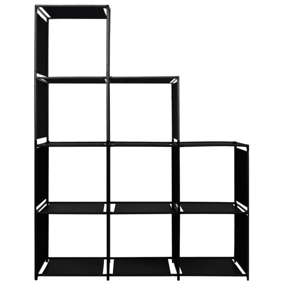 vidaXL Ραφιέρα Σκάλα Προβολής 130 x 45 x 170 εκ. Υφασμάτινη