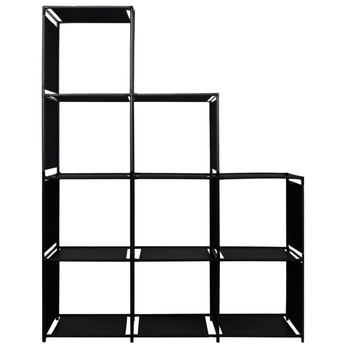 vidaXL Ραφιέρα Σκάλα Προβολής 130 x 45 x 170 εκ. Υφασμάτινη