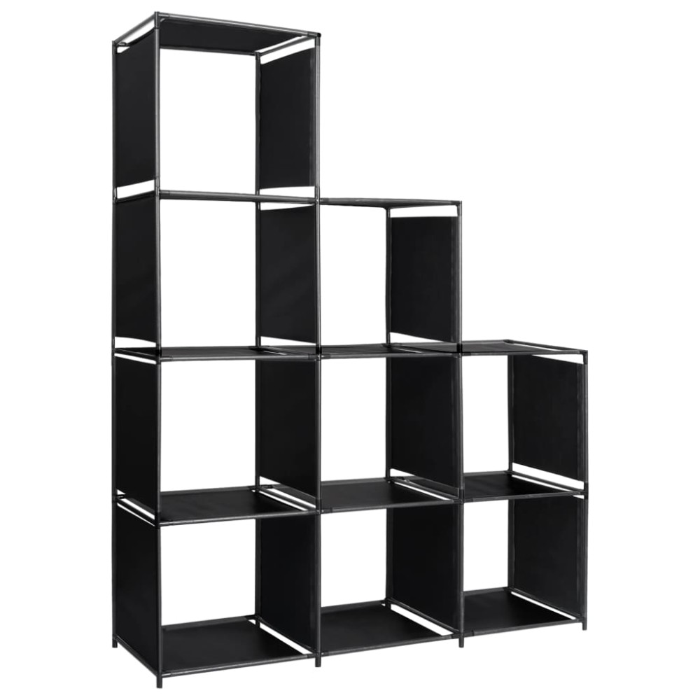 vidaXL Ραφιέρα Σκάλα Προβολής 130 x 45 x 170 εκ. Υφασμάτινη