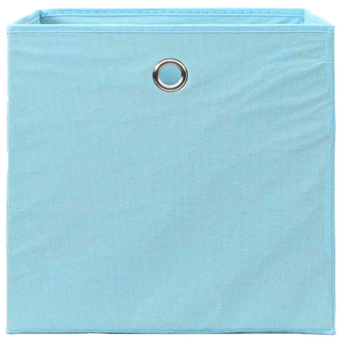 vidaXL Κουτιά Αποθήκευσης 10 τεμ. Γαλάζια 32 x 32 x 32 εκ. Υφασμάτινα