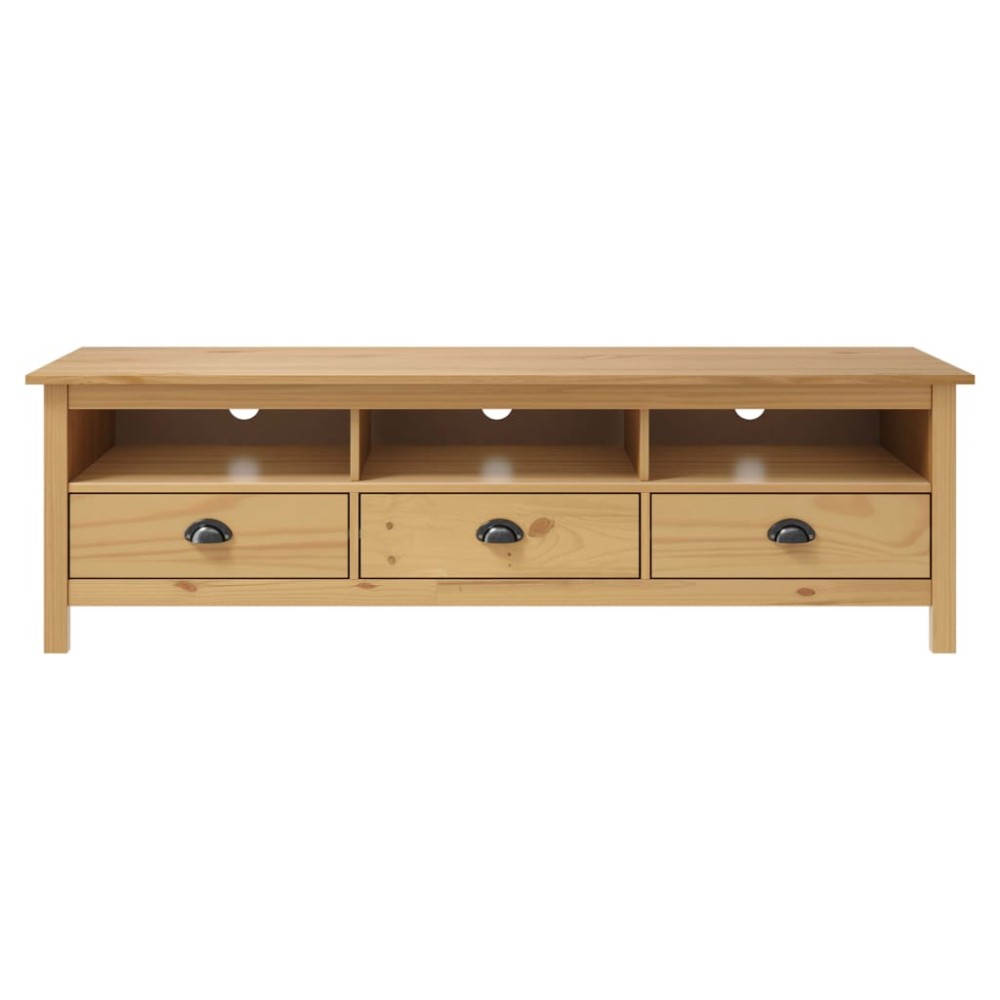 vidaXL Έπιπλο Τηλεόρασης Hill Μελί 158x40x47 εκ. Ξύλο Πεύκου