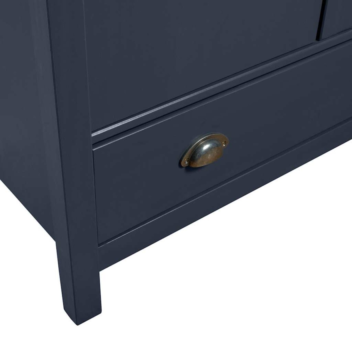 vidaXL Ντουλάπα Hill Δίφυλλη Γκρι 89x50x170 εκ. Μασίφ Ξύλο Πεύκου