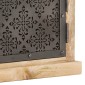vidaXL Έπιπλο Τηλεόρασης με Ατσάλινες Πόρτες 120x30x40 εκ. Ξύλο Μάνγκο