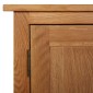 vidaXL Ντουλάπι με Συρτάρια 70 x 35 x 75 εκ. από Μασίφ Ξύλο Δρυός