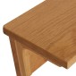 vidaXL Κρεμάστρα Τοίχου 90 x 16 x 16 εκ. από Μασίφ Ξύλο Δρυός