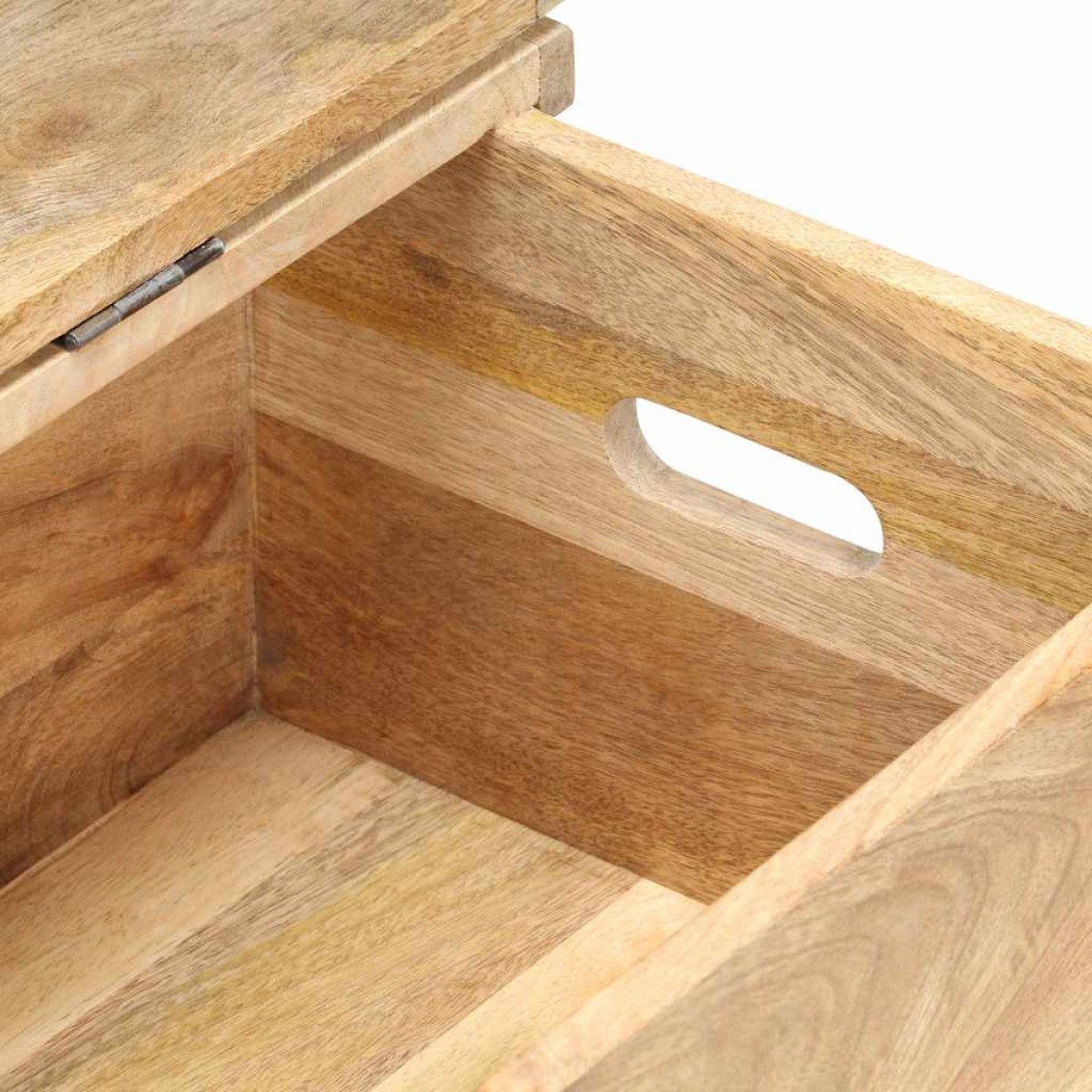 vidaXL Μπαούλο 90 x 40 x 45 εκ. από Μασίφ Ξύλο Μάνγκο