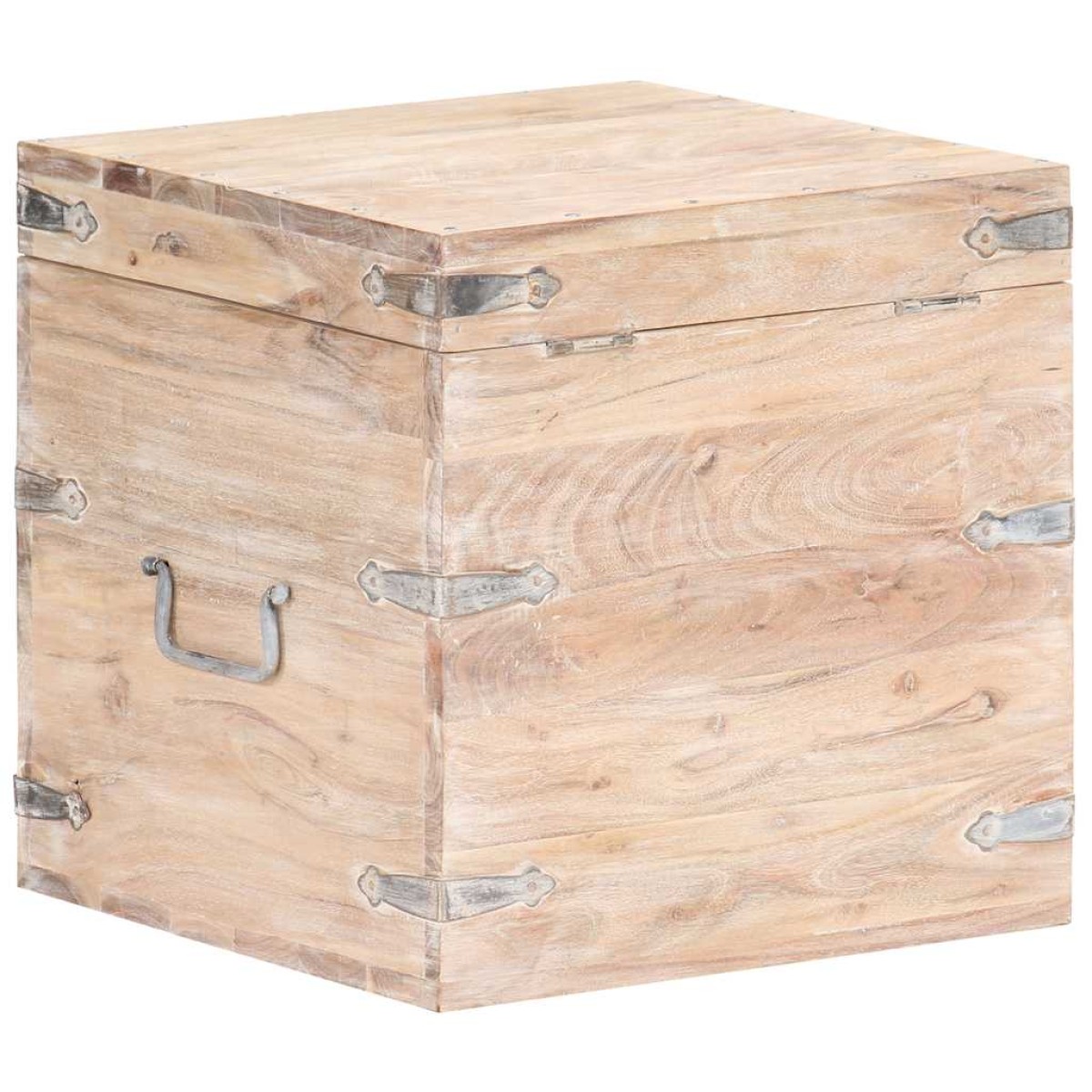 vidaXL Μπαούλο 40 x 40 x 40 εκ. από Μασίφ Ξύλο Ακακίας